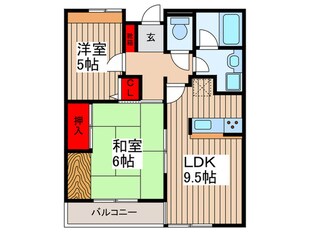 上ノ台パ－クサイドの物件間取画像